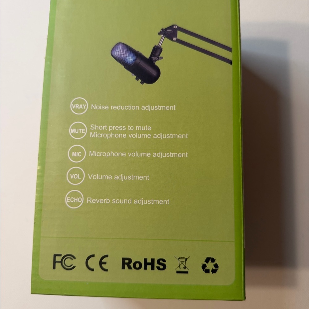 Gianni Bini Live Microphone - Black with Green Mesh (V) - Picture 3 of 3